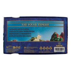 Polar Express Réplica Train Ticket 24k Gold Plated Limited Edition FANATTIK