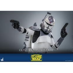 Star Wars: The Clone Wars Figura 1/6 Clone Commander Wolffe 30 cm Hot Toys 