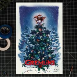 Gremlins Litografia Gift of the Mogwai 41 x 61 cm - sin marco Sideshow Collectibles