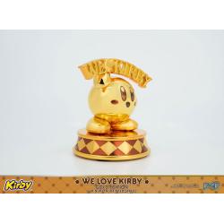 Kirby Estatua DieCast We Love Kirby Gold Edition 10 cm  First 4 Figures 