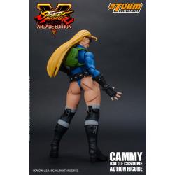 Street Fighter V Arcade Edition Action Figure 1/12 Cammy Battle Costume 15 cm