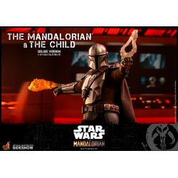 Star Wars: Deluxe The Mandalorian and The Child 1:6 Scale Figure Set