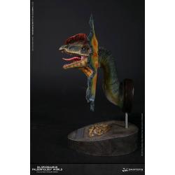 Paleontology World Museum Collection Series Busto Dilophosaurus Green Ver. with Neck-Frill 28 cm