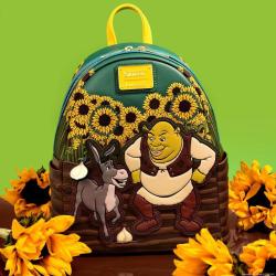 Dreamworks by Loungefly Mini Mochila Shrek & Donkey Sunflower Field