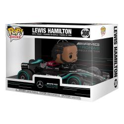 Fórmula 1 POP! Rides Super Deluxe Vinyl Figura Mercedes Hamilton 15 cm funko