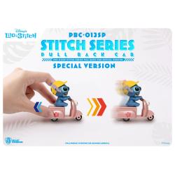 Lilo & Stitch Pull Back Car Series Pack de 6 Coches de Cuerda Blind Box Special Edition Beast Kingdom Toys +