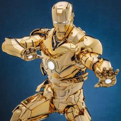 Iron Man Mark III (Gold Color Version) Figura Movie Masterpiece Diecast 1/6 Hot Toys Exclusive 33 cm HOT TOYS