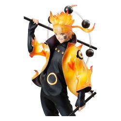 Naruto Shippuden Serie G.E.M. Estatua PVC Naruto Uzumaki Six Paths Sage Mode 15th Anniversary Ver. 22 cm MEGAHOUSE