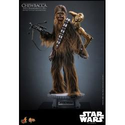 Star Wars Episode V Figura Movie Masterpiece 1/6 Chewbacca with Disassembled C-3PO 36 cm