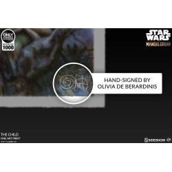 Star Wars The Mandalorian Litografia The Child 51 x 41 cm - sin marco Sideshow Collectibles 