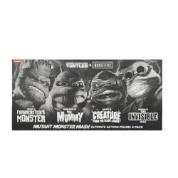 TORTUGAS NINJA PACK UNIVERSAL MONSTERS VERSION 18CM ULTIMATE MUTANT NECA