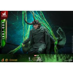 Hot Toys DX41AE Marvel Loki Collectible Action Figurine 1/6 God Loki (Artisan Edition) 31cm