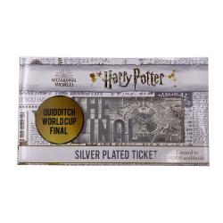 Harry Potter Réplica Quidditch World Cup Ticket Limited Edition (plateado)