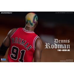 NBA Collection Figura Real Masterpiece 1/6 Dennis Rodman Limited Retro Editon 33 cm Enterbay 