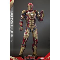 Iron Man 3 Figura Movie Masterpiece Diecast 1/6 Iron Man Mark XLII (2.0) 32 cm HOT TOYS