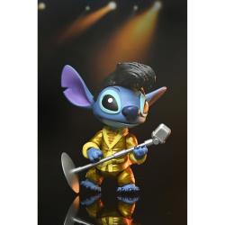  LILO & STITCH DISNEY FIGURA DE ACCIÓN ESCALA ULTIMATE GOLD SUIT ELVIS STITCH 5 CM NECA