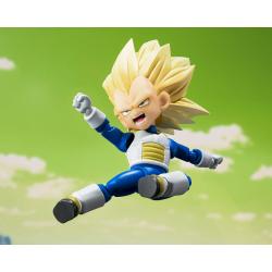 Dragon Ball Figura S.H.Figuarts Super Saiyan 3 Vegeta (mini) Daima 8 cm Bandai Tamashii Nations