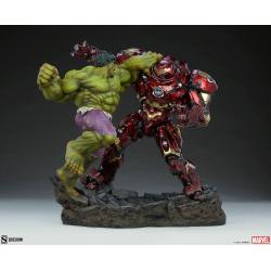 Marvel Maquette Hulk vs Hulkbuster 50 cm los vengadores