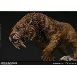 Paleontology World Museum Collection Series Estatua Similodon Fatalis Dry Gobi Desert Ver. 28 cm