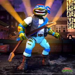Teenage Mutant Tortugas Ninja Figura Ultimates Classic Rocker Leonardo 18 cm Super7
