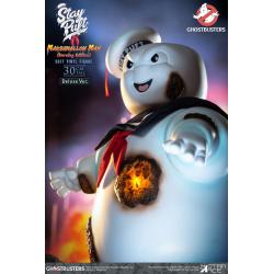 Marshmallow CAZAFANTASMAS Estatua Soft Vinyl Stay Puft  Man Burnign Edition Deluxe Version 30 cm STAR ACE TOYS