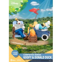 Disney Diorama PVC D-Stage Campsite Series Goofy & Donald Duck Special Edition 10 cm BEAST KINGDOM