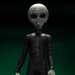 I want to Believe Estatua 1/10 Art Scale Alien Grey 21 cm IRON STUDIOS 