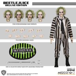 BITELCHUS Figura 1/12 Beetlejuice Deluxe Edition 18 cm MEZCO