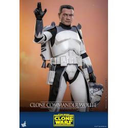 Star Wars: The Clone Wars Figura 1/6 Clone Commander Wolffe 30 cm Hot Toys 