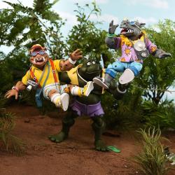 Tortugas Ninja (Cartoon 1980) Pack de 2 Figuras Vacation Bebop and Rocksteady 18 cm NECA