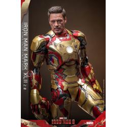 Iron Man 3 Figura Movie Masterpiece Diecast 1/6 Iron Man Mark XLII (2.0) 32 cm HOT TOYS