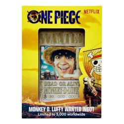 One Piece Lingote Luffy Wanted Poster Limited Edition FANATTIK