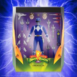 Mighty Morphin Power Rangers Galácticos Figura Ultimates Blue Ranger 18 cm Super7