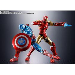 Tech-On Avengers Figura S.H. Figuarts Capitan America 16 cm