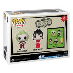 BITELCHUS 2 Pack de 2 POP! Animation Vinyl Figuras Beetlejuice & Lydia Deetz 9 cm FUNKO