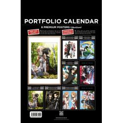  Sword Art Online Portfolio Calendario 2025 *Edición Inglés*  Ynnis Editions 