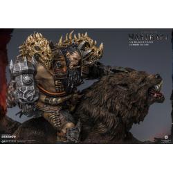 Warcraft: The Beginning Estatua 1/9 Blackhand Riding Wolf (Standard Version) 40 cm