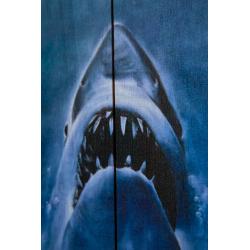 Tiburón Póster de madera WoodArts 3D Shark Attack 30 x 40 cm
