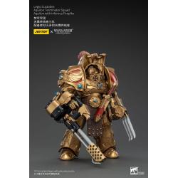 Warhammer The Horus Heresy Figura 1/18 Legio Custodes Aquilon Terminator Squad Aquilon with Infernus Firepike 14 cm   Joy Toy (CN) 