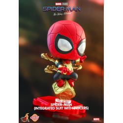 SpiderMan: No Way Home Minifigura Cosbi Spider-Man (Integrated Suit) 8 cm Hot Toys