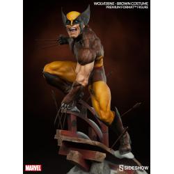 Wolverine Brown Costume Premium Format Statue