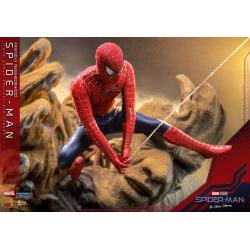 Friendly Neighborhood Spider-Man Sixth Scale Figure by Hot Toys Movie Masterpiece Series – Spider-Man: No Way Home