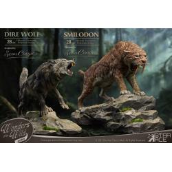 Wonders of the Wild Series: Smilodon & Dire Wolf  ESTATUA STAR ACE TOYS