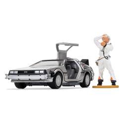 Regreso al Futuro Vehículo 1/36 DeLorean and Doc Brown Figure Corgi
