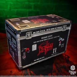 The Death Road Case (The Sound of Perseverance) On Tour Collectible. Only 1998 are made. Each piece is hand-crafted. All KnuckleBonz statues are officially licensed. This is a fine-arts process where each statue is hand-cast, painted and numbered on the base.  Contents:  - Road Case (12 x 14 x 9 cm)