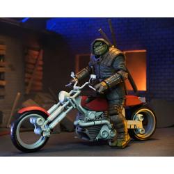 Tortugas Ninja (The Last Ronin The Lost Years) Figura Casey Marie with Last Ronin Motorcycle 18 cm NECA