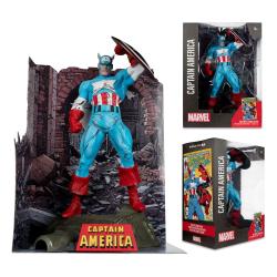 Marvel PVC Estatua PVC 1/6 capitan America (The Amazing SpiderMan #323) 28 cm McFarlane Toys