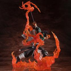 FIGURA TANJIRO KAMADO KYOJURO RENGOKU'S SWORD GUARD VERSION 19,5 CM DEMON SLAYER KIMETSU NO YAIBA FIGUARTS ZERO TAMASHII NATIONS