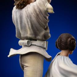 Star Wars Estatua 1/10 Deluxe Art Scale Luke and Leia 41 cm  Iron Studios