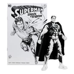 DC Direct Page Punchers Figuras & Cómic Paquete de 4 Superman Series (Sketch Edition) (Gold Label) 18 cm